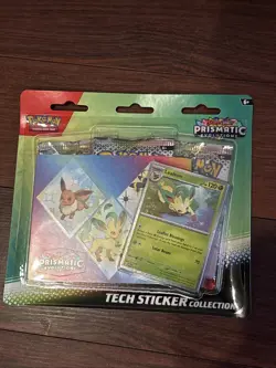 Pokemon Prismatic Evolutions 3 Pack (Tech Sticker Collection) - Image 4