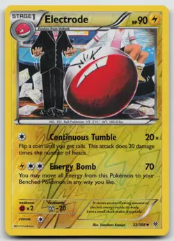 Pokemon Card Electrode Uncommon XY - Roaring Skies 22/108 Reverse Holo - Image 1