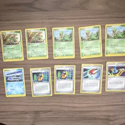 Pokemon Grovyle Treecko Barboach EX Ruby & Sapphire 10x Cards Nintendo 2003 - Image 1