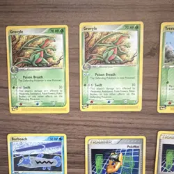 Pokemon Grovyle Treecko Barboach EX Ruby & Sapphire 10x Cards Nintendo 2003 - Image 2