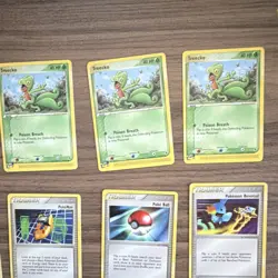 Pokemon Grovyle Treecko Barboach EX Ruby & Sapphire 10x Cards Nintendo 2003 - Image 3