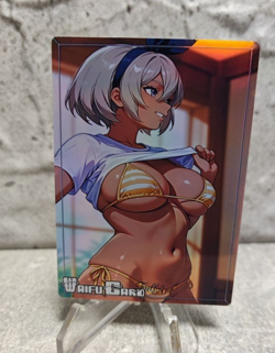Bea Trading Card Waifu Goddess Story Anime Girl holo Karte Manga Full Art - Image 1