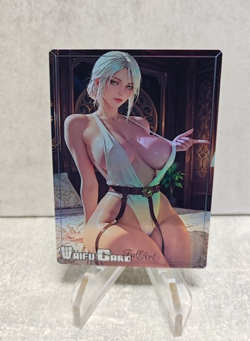 Ciri Trading Card Waifu Goddess Story Anime Girl holo Karte Manga Full Art - Image 1