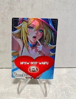 Dark Magician Girl Trading Card Waifu Goddess Story Anime Girl holo Karte Manga - Image 1