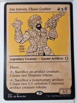 Jan Jansen, Chaos Crafter - Showcase - Commander - Magic the Gathering MTG Nice! - Image 1