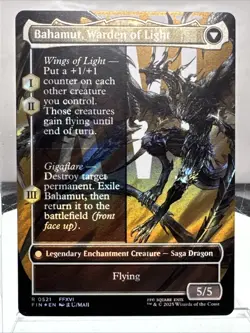 Dion, Bahamut's Dominant (Borderless) (Surge Foil) Final Fantasy Foil - Image 2