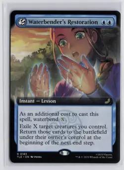 Waterbenders Restoration - #183 Extended Art - Avatar - Mtg - Image 1