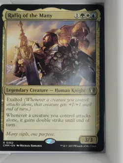 MTG Magic the Gathering Rafiq of the Many (352/1173) Commander Masters LP - Image 1