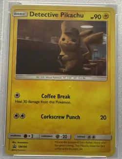 PSA 7 Detective Pikachu SM190 Pokemon Card Black Star Promo 2019 - Image 3