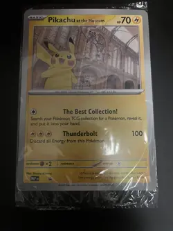Pokemon x Natural History Museum: Pikachu at the Museum (Sealed) Promo Card - Image 1