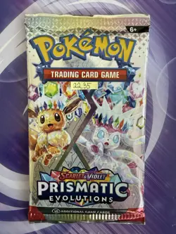 Heavy 22.35! Pokemon Prismatic Evolutions Booster Pack Sealed! Demi-God PackU! - Image 3