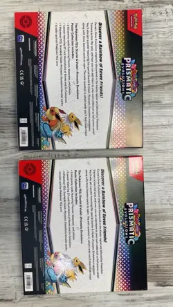 Pokemon (2) Prismatic Evolutions ETB’s And (2) Prismatic Poster Collections - Image 4