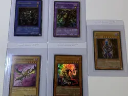 Yu-Gi-Oh Vintage Collection Holo Card Lot of 5 Cards Lightly Played - Image 1