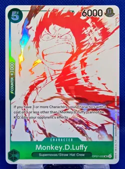 Monkey.D.Luffy OP07-033 | Promo | 3rd Anniversary Treasure Campaign | One Piece - Image 1