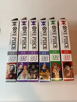 One Piece: ENGLISH ST-01 ST-02 ST-03 ST-04 ST-05 ST-06 Starter Deck Lot New - Image 1