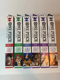 One Piece: ENGLISH ST-01 ST-02 ST-03 ST-04 ST-05 ST-06 Starter Deck Lot New - Image 2