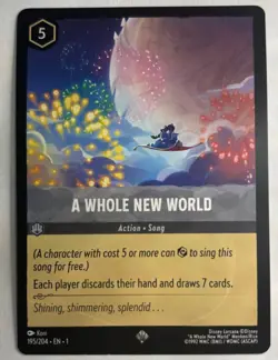 Disney Lorcana- The First Chapter, A Whole New World, 195/204 - Image 1