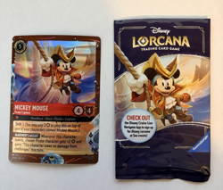 Disney Lorcana TCG Cruise Treasure Pirate Captain Mickey Promo 13/P3 Rare - Image 1