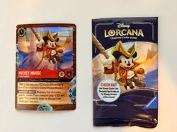 Disney Lorcana TCG Cruise Treasure Pirate Captain Mickey Promo 13/P3 Rare - Image 4