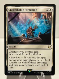 Unbreakable Formation 179 R Commander: The Lord of the Rings NM MTG - Image 1