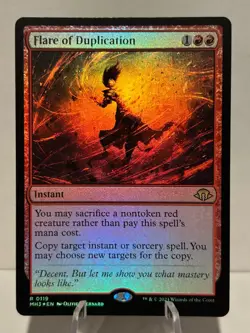 Flare of Duplication 119 R Modern Horizons 3 FOIL NM MTG - Image 1