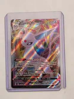 Pokemon Evolving Skies Espeon VMAX 65/203 Full Art Ultra Rare NM Condition - Image 1