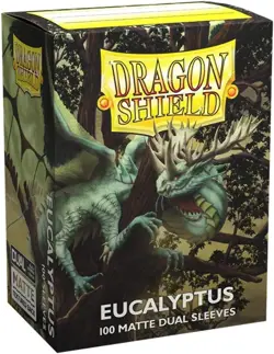 Dragon Shield Sleeves Eucalyptus Matte Dual 100 Ct - 10 Pack Display Standard 5706569150495 - Image 2