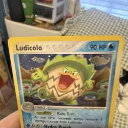 Nintendo Ludicolo EX Sandstorm Holo Rare Pokemon Card 90 HP 7/100 - Image 3