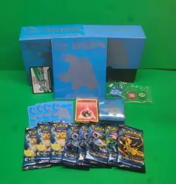 Pokemon XY Evolutions Blastoise Elite Trainer Box ETB Empty With EMPTY Pack Art - Image 3