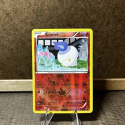 Pokemon TCG Litwick Plasma Freeze 14/116 Reverse Holo Common - Image 1