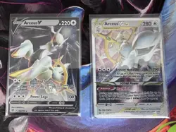 Pokemon Arceus v Metal Combo 122/172 VSTAR 123/172 GameStop Exclusive - Image 1