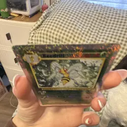 Pokemon Beedrill Holo Stage 2 Card 80 HP Bug Type English TCG - Image 3