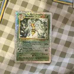 Pokemon Beedrill Holo Stage 2 Card 80 HP Bug Type English TCG - Image 5