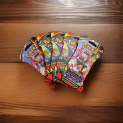 🔥Pokemon Mega Evolution Phantasmal Flames Sleeved Booster Pack - Lot Of 5 - Image 1