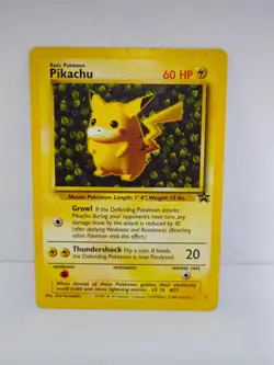 Pokemon "Ivy" PIKACHU Card BLACK STAR PROMO Set #1 Wizard of the Coast League NM - Image 1