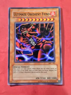 2003 Yu-Gi-Oh! Magician's Force Unlimited #MFC082 Ultimate Obedient Fiend, cd1 - Image 1