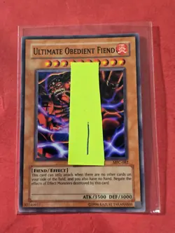 2003 Yu-Gi-Oh! Magician's Force Unlimited #MFC082 Ultimate Obedient Fiend, cd1 - Image 3