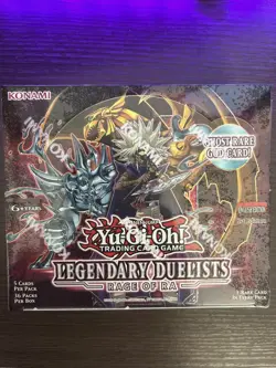 Yugioh Legendary Duelists Rage of Ra Booster Box 1ST EDITION New Sealed - Image 1