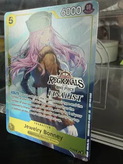Jewelry Bonney Regional Finalist Card P-085 One Piece Promotion Card Foil - Image 3