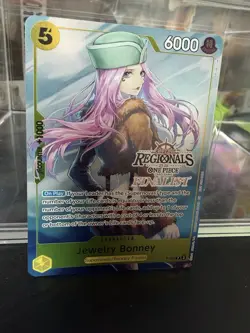 Jewelry Bonney Regional Finalist Card P-085 One Piece Promotion Card Foil - Image 4