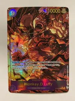 Monkey.D.Luffy (Alt Art) OP09-119 English Emperors in New World - One Piece - NM - Image 1