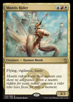 MTG magic cards 1x Mantis Rider Khans of Tarkir NM-Mint, English - Image 1
