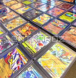 Pokemon Card Lot 100 OFFICIAL TCG Cards + Ultra Rare | VMAX GX EX VSTAR OR V! - Image 1