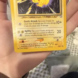 Pokemon Pikachu Neo Genesis Basic Card 50 HP Common Regular English 70/111 - Image 2