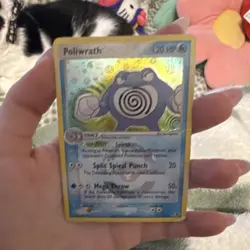 Pokemon Poliwrath Holo Rare Stage 2 Card 120 HP FireRed LeafGreen 11/112 English - Image 1