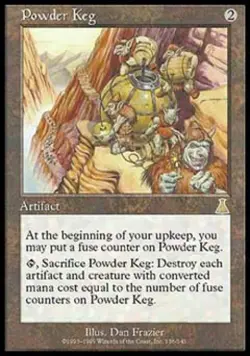 MTG English Powder Keg Light Play Normal Urza's Destiny - Image 1