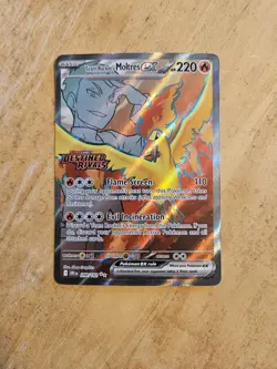 Team Rocket's Moltres ex - (Destined Rivals Stamp) 208/182 Miscellaneous Cards & - Image 1
