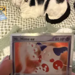 Pokemon Mr. Mime ex Holo Rare 80 HP EX FireRed & LeafGreen Card 113/112 - Image 3