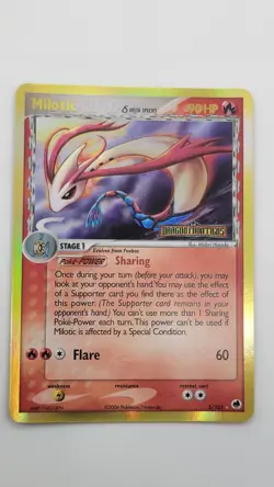 Pokemon Milotic 5/101 Delta Species Dragon Frontiers Stamp Reverse Holo Card - Image 1