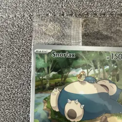 Pokemon TCG Snorlax 051 SV Scarlet & Violet 151 Promo Card Sealed - Image 2